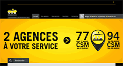 Desktop Screenshot of csmimmobilier.fr